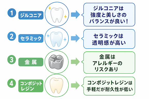 ジルコニアはこんな方におすすめ!