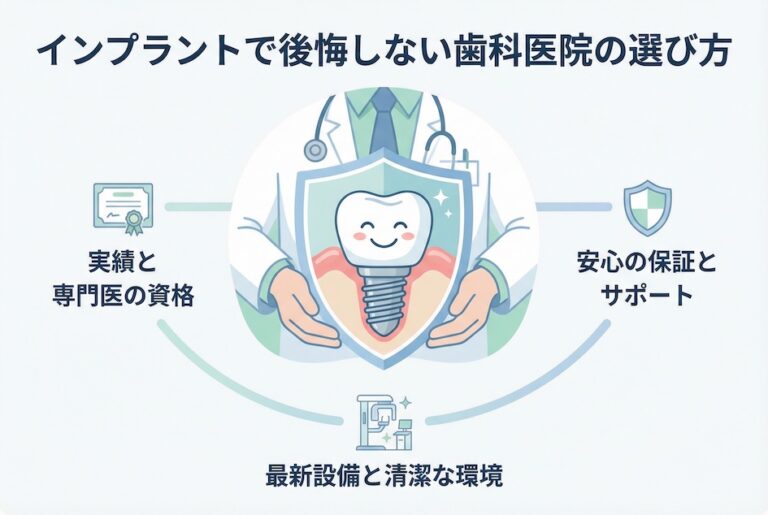 インプラントで後悔しない歯科医院の選び方