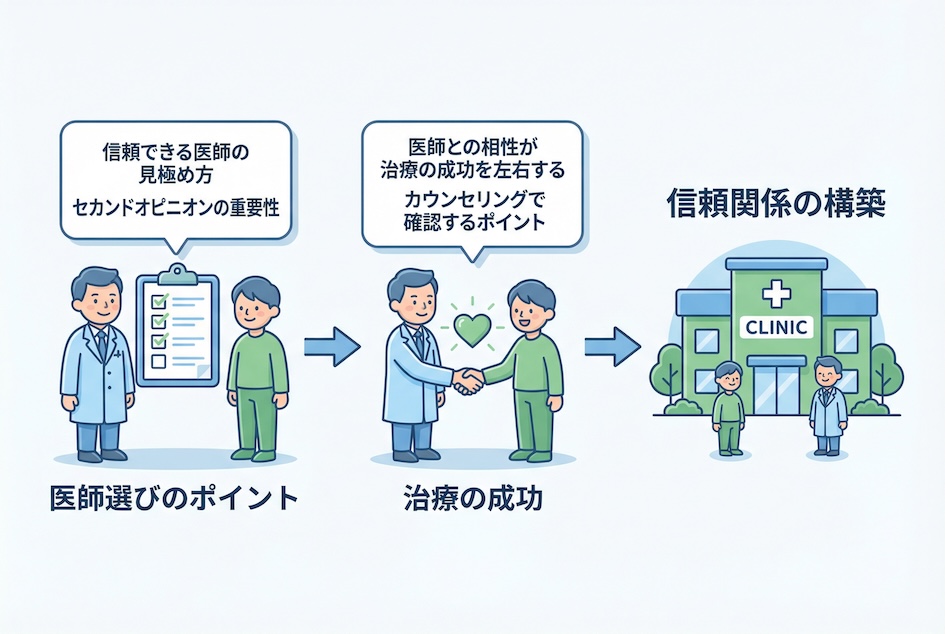 「医師との相性」こそが治療の成否を分ける最終的な決め手