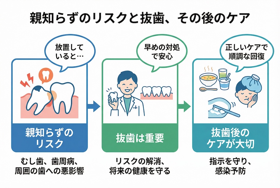 なぜ親知らずは抜いた方がいいの？放置する5つの深刻なリスク