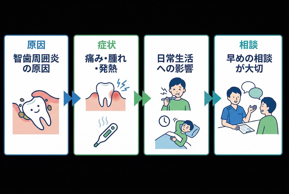 親知らず 智歯周囲炎の基礎知識と5つの症状