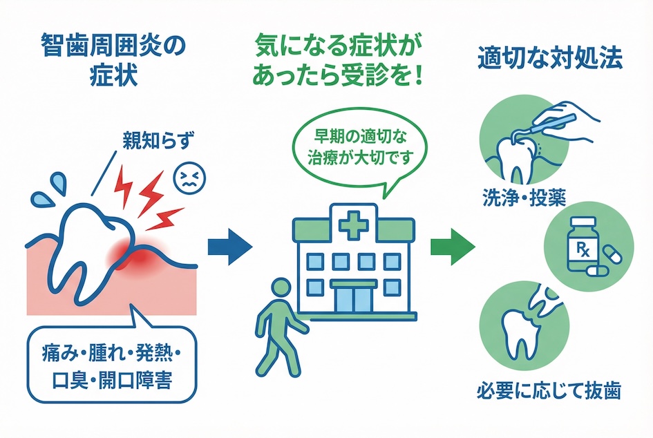智歯周囲炎の治療法と抜歯後に知るべき4つのこと