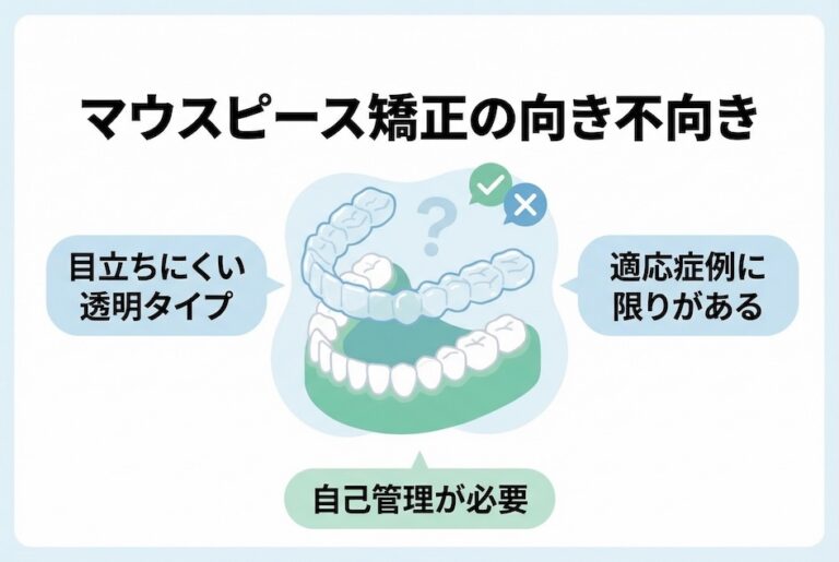 マウスピース矯正の向き不向き