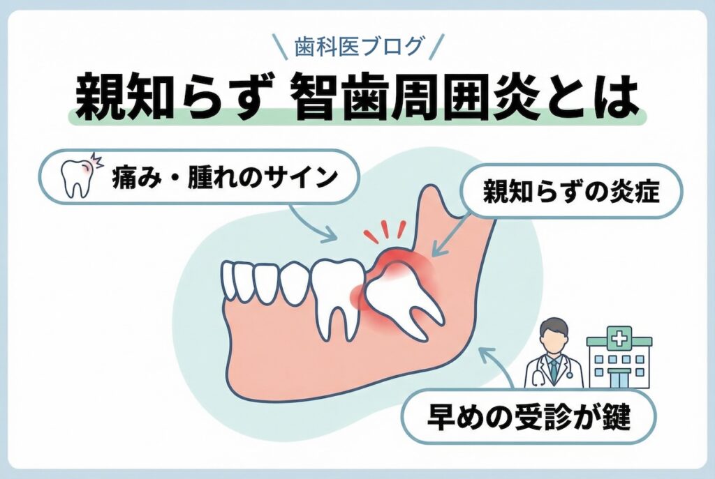 親知らず 智歯周囲炎とは