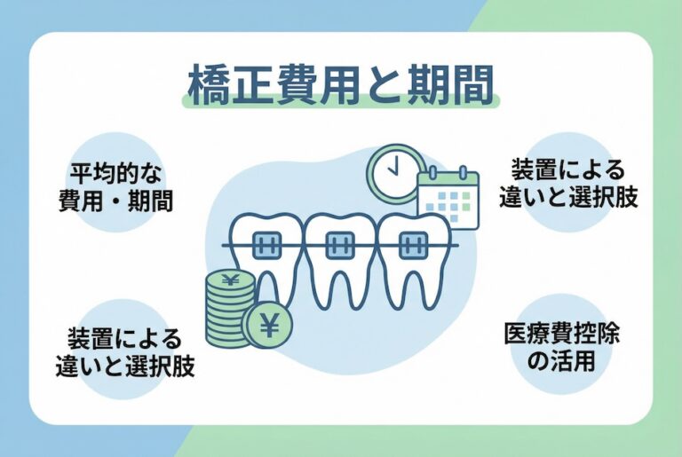 歯列矯正の費用と期間