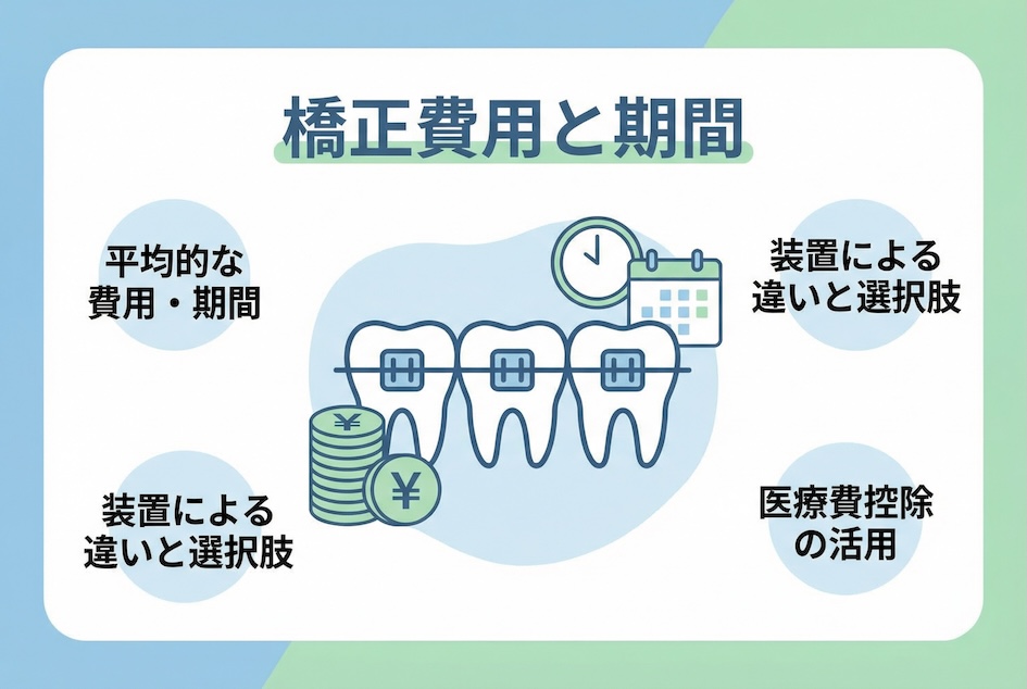 歯列矯正の費用と期間