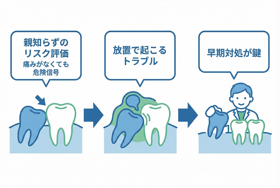 CT分析で解明する あなたの親知長ずの3次元的リスク評価