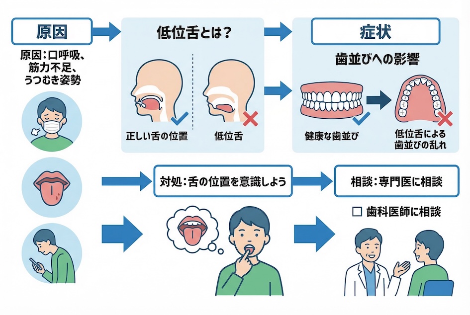 低位舌が子供の歯並びに与える深刻な影響