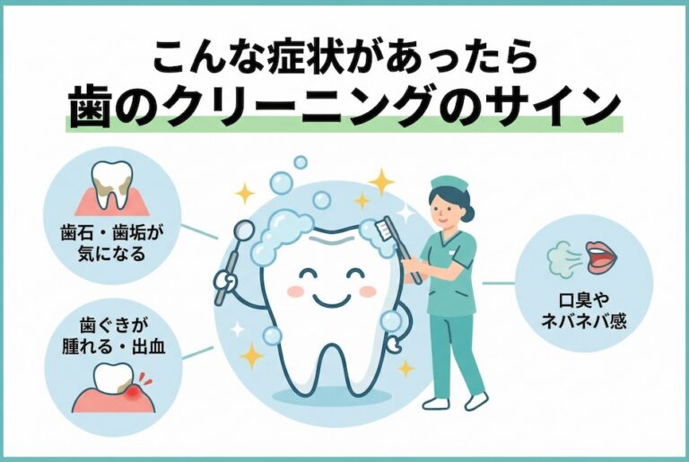 こんな症状があったら歯のクリーニングのサイン