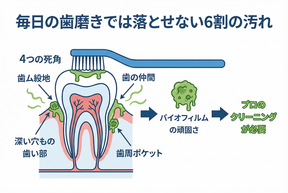 なぜセルフケアだけでは口臭やネバつきがなくならないのか？