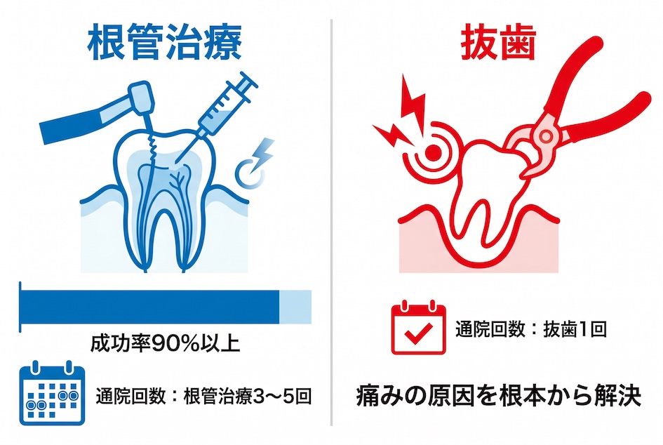 根管治療と抜歯 どっちを選ぶべき？まずは基本を知ろう