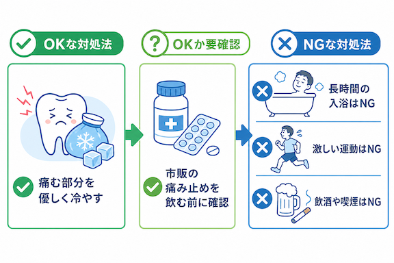 今すぐできる応急処置と絶対にやってはいけないNG行動